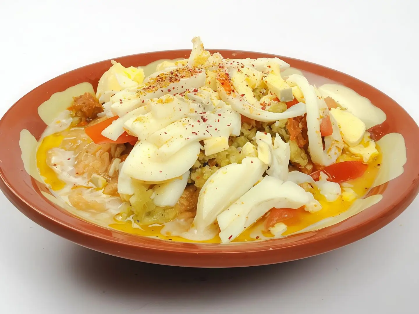 صحن فول مشكل