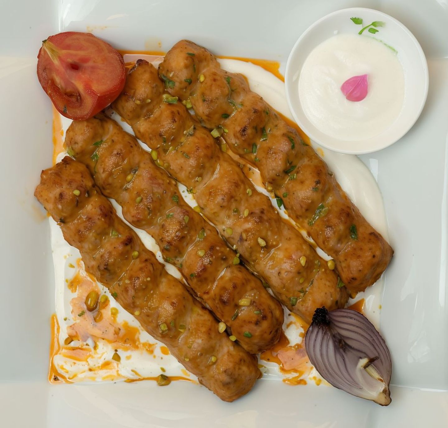 كباب الدجاج الكريمي