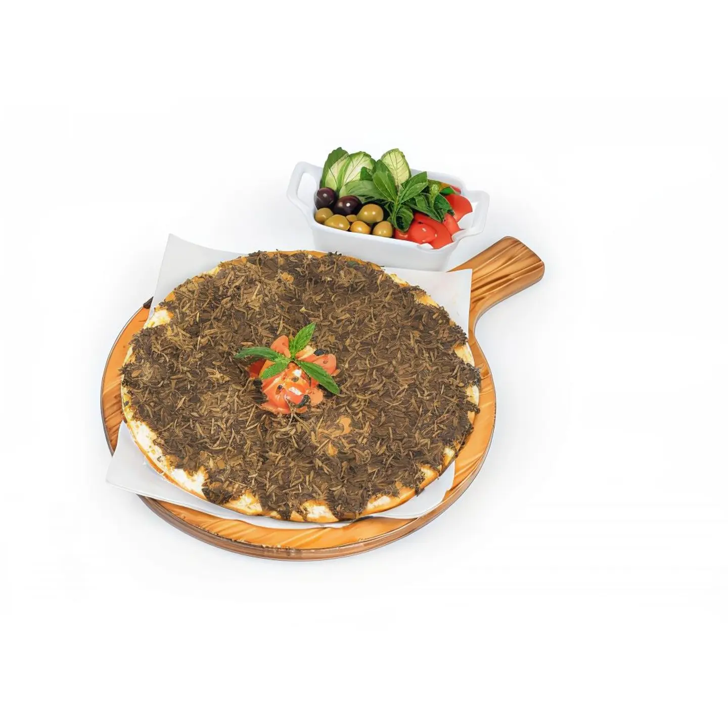 فطيرة زعتر بالطماطم