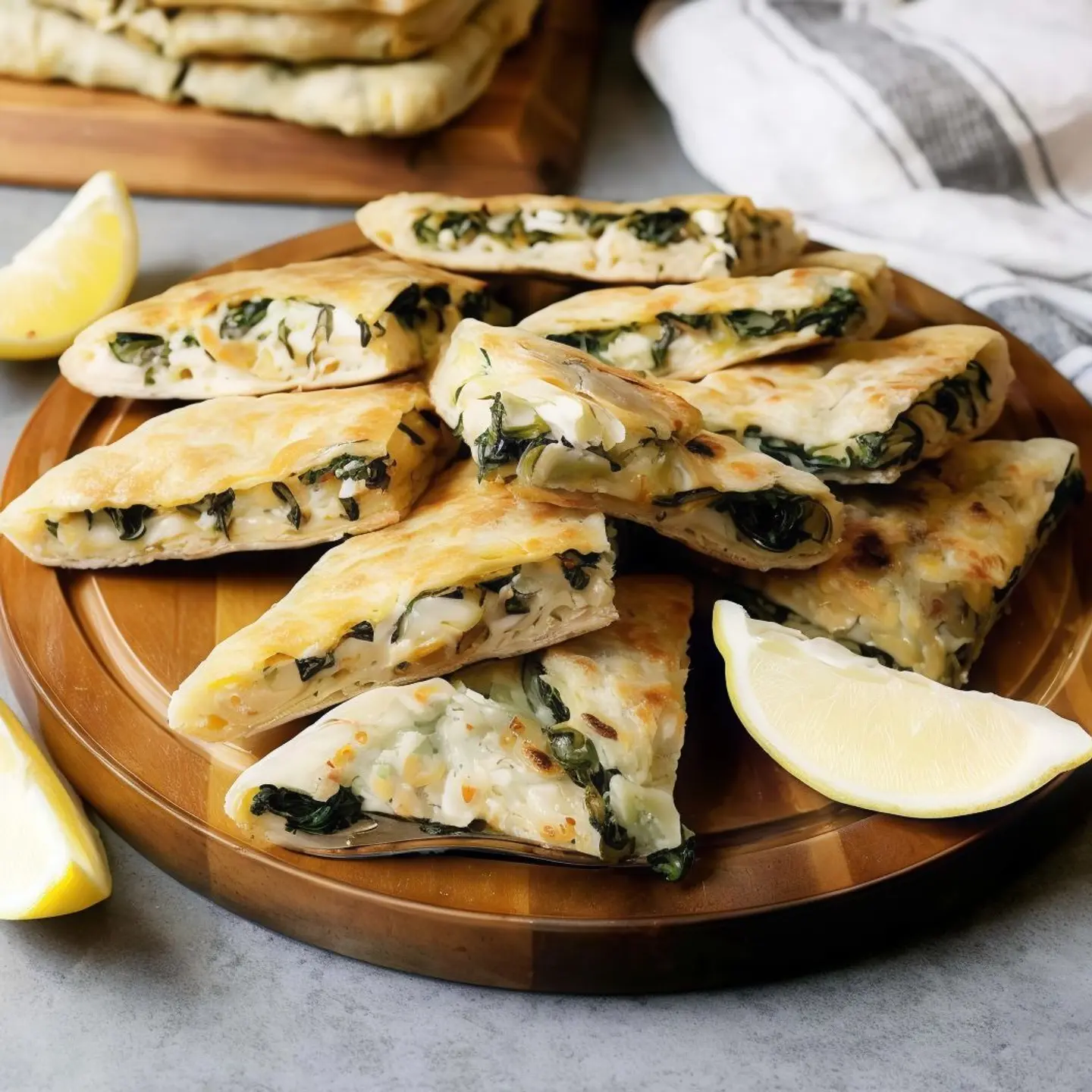 فطيرة سبانخ خضار