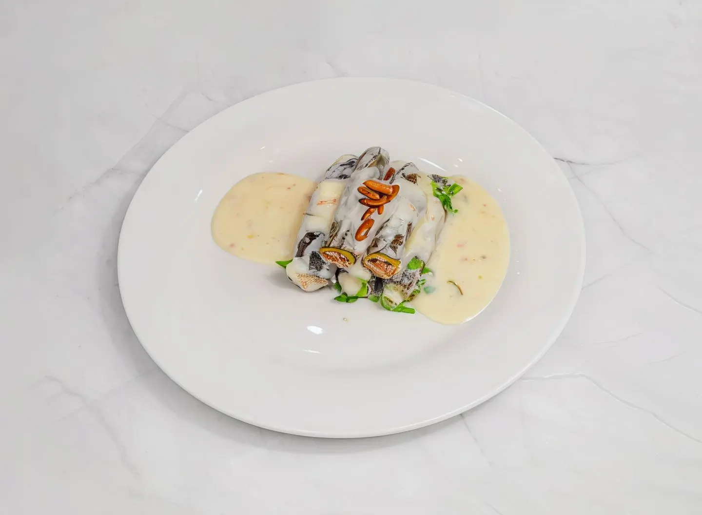 كوسة باللبن