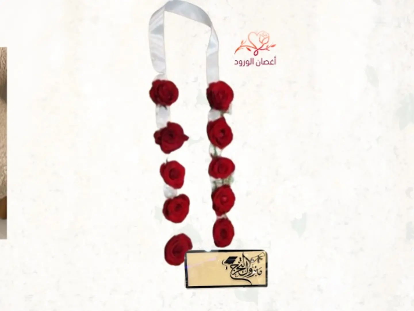 Natural Rose Necklace With Acry Lic Money Envelope