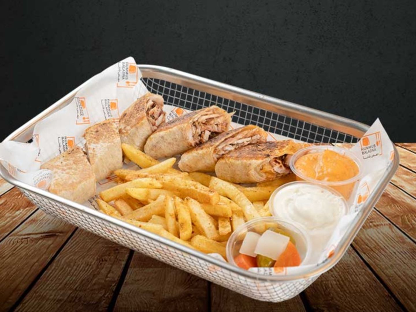 Chicken Arabic Shawarma Meal