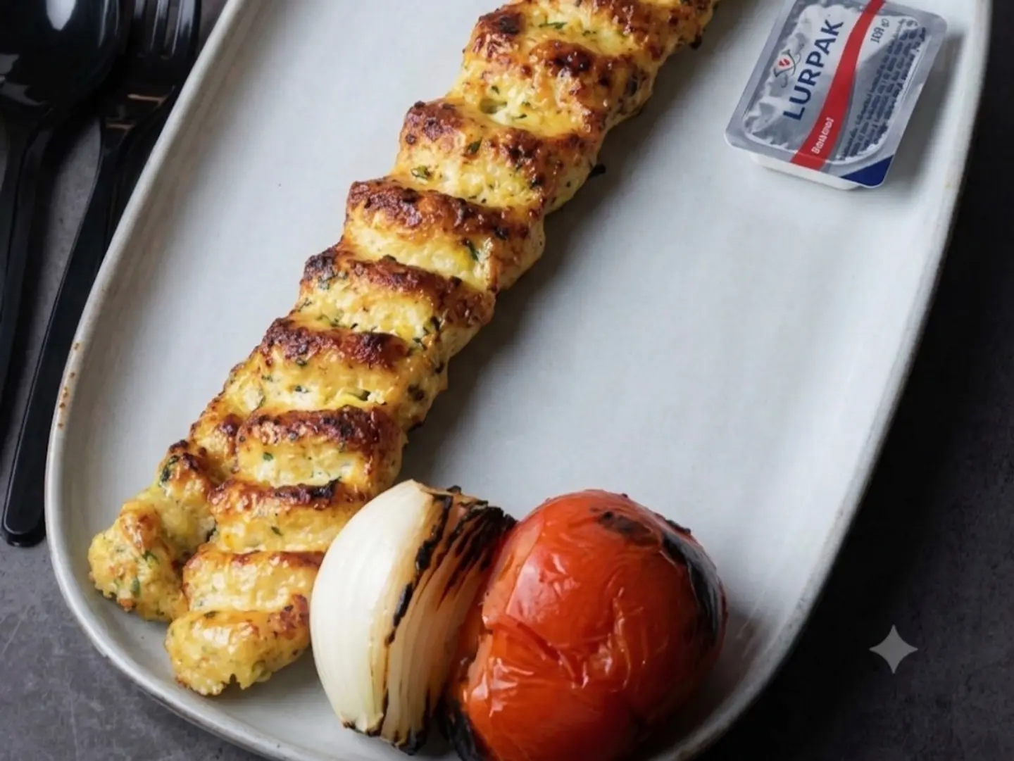 Iranian Chicken Kabab Skewer