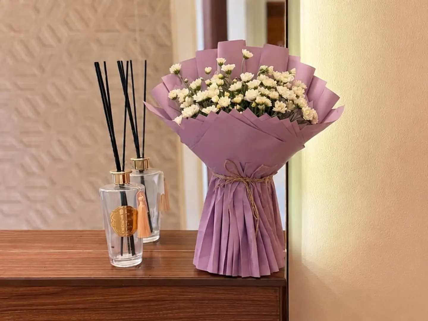 Sparkling Bouquet Of Flowers And Roses 2