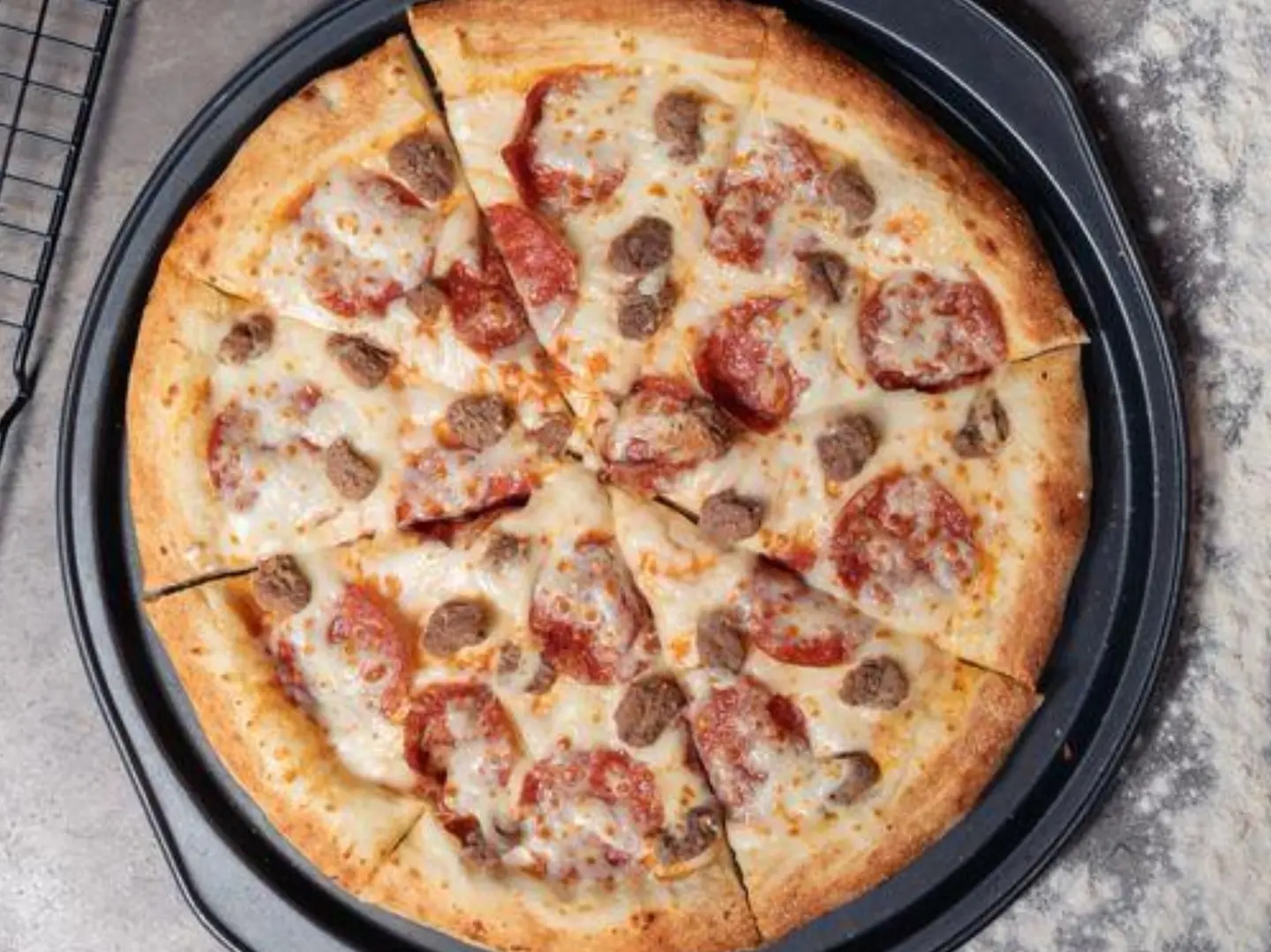 Pepperoni With Meat Pieces