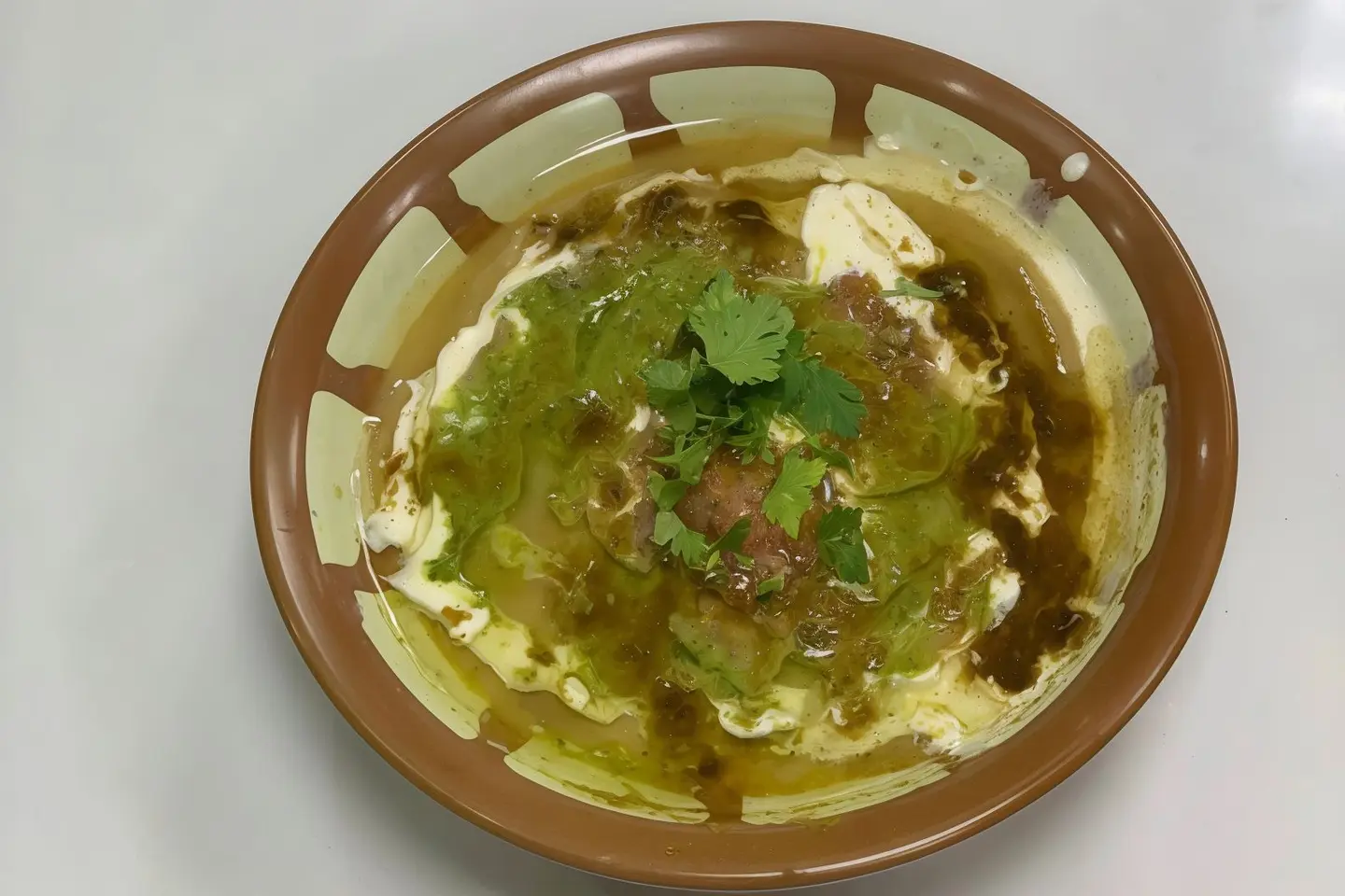 فول عادي مع الزيت