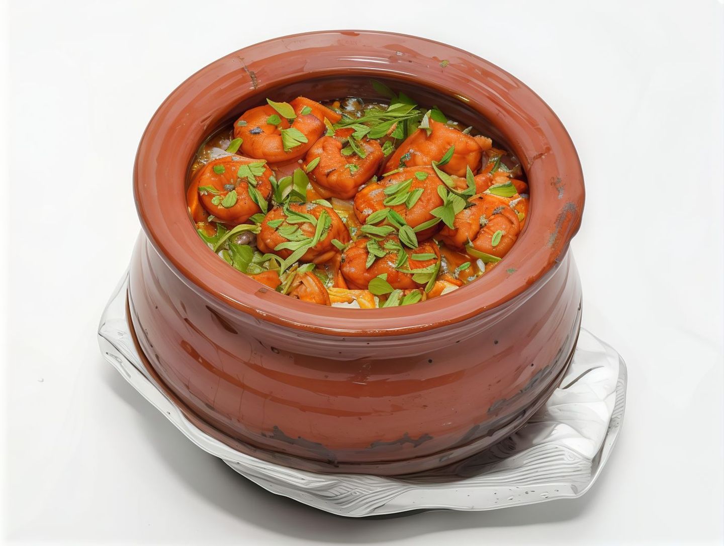 Dum Shrimp Biryani