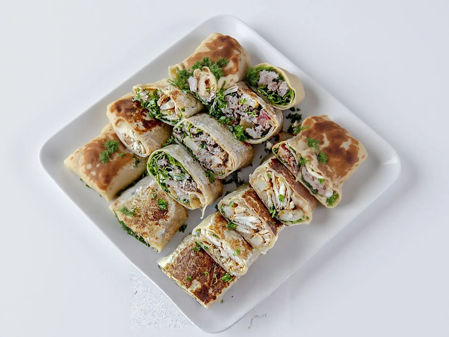صحن عربي وسط