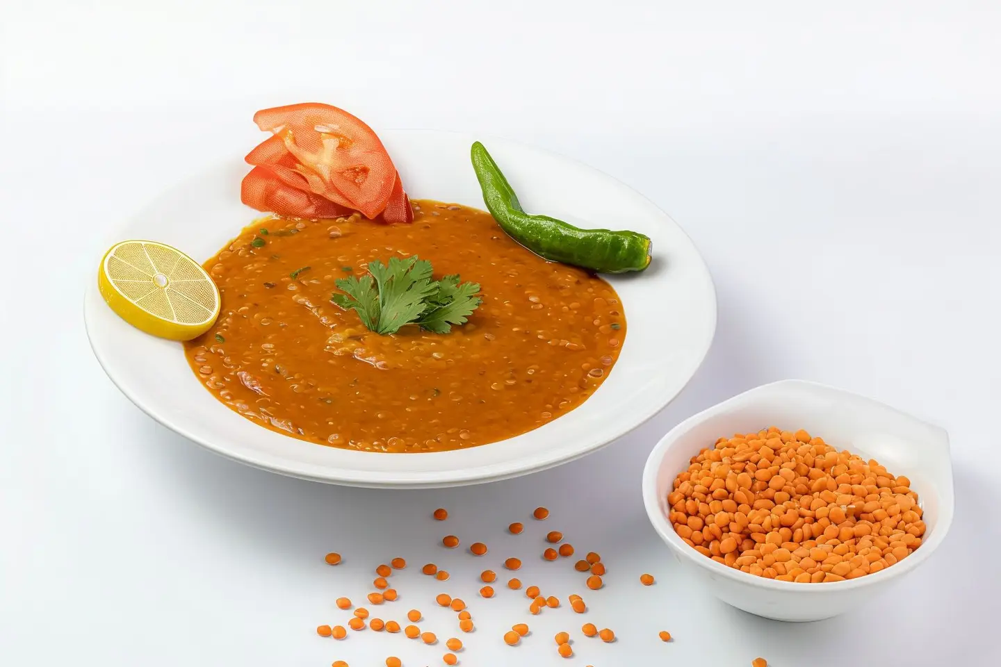 Large Lentils With Ghee
