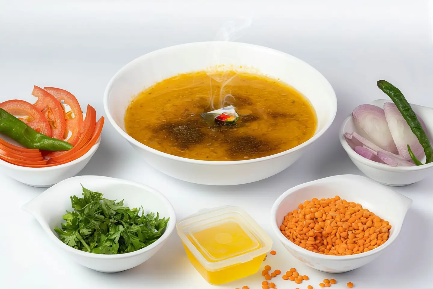 Steamed Lentils
