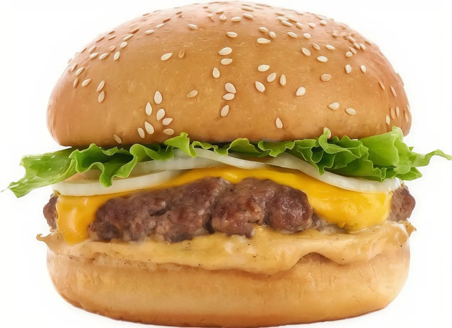 برجر لحم بالجبنة