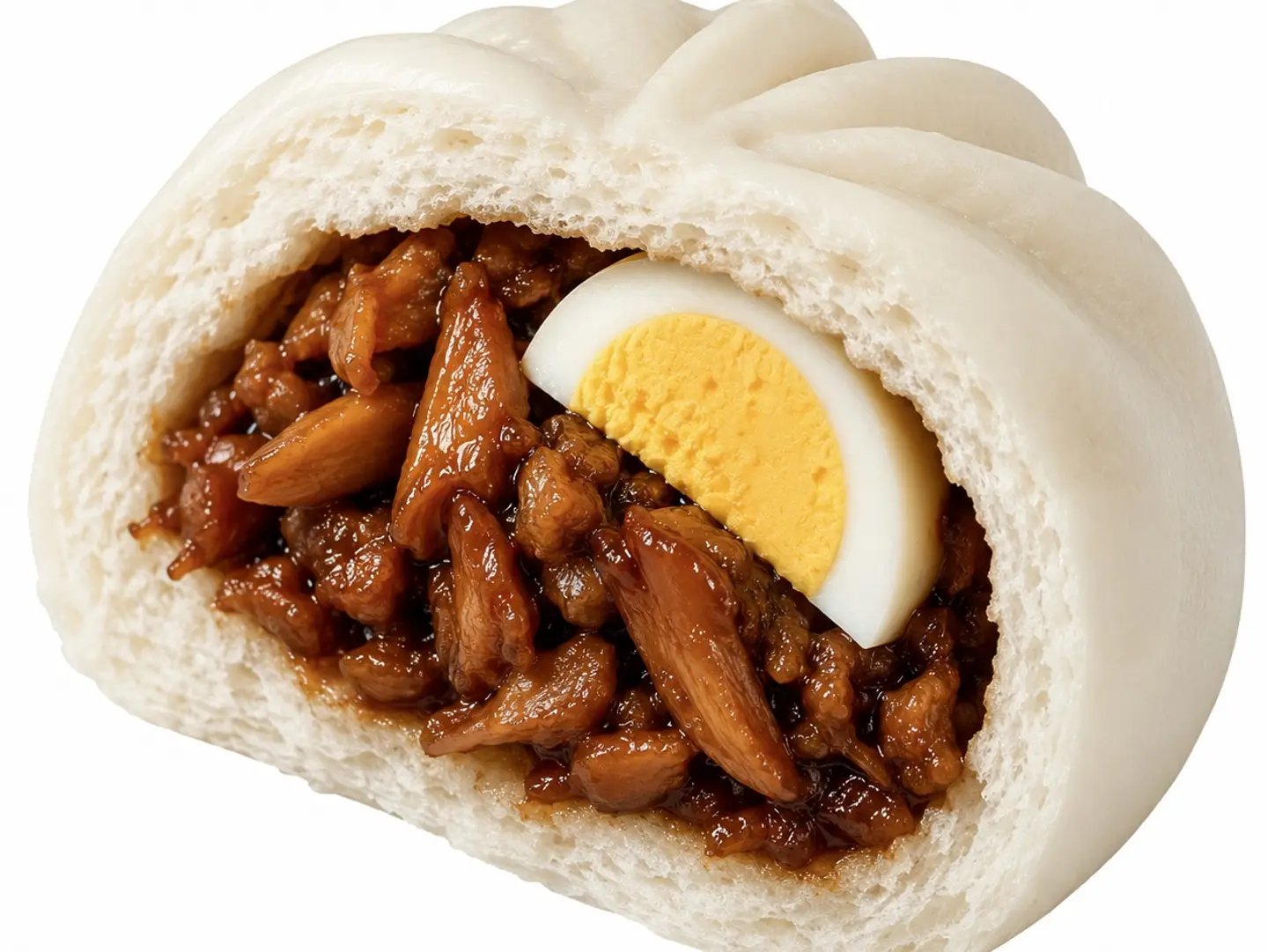 Chicken Siopao Asado With Egg