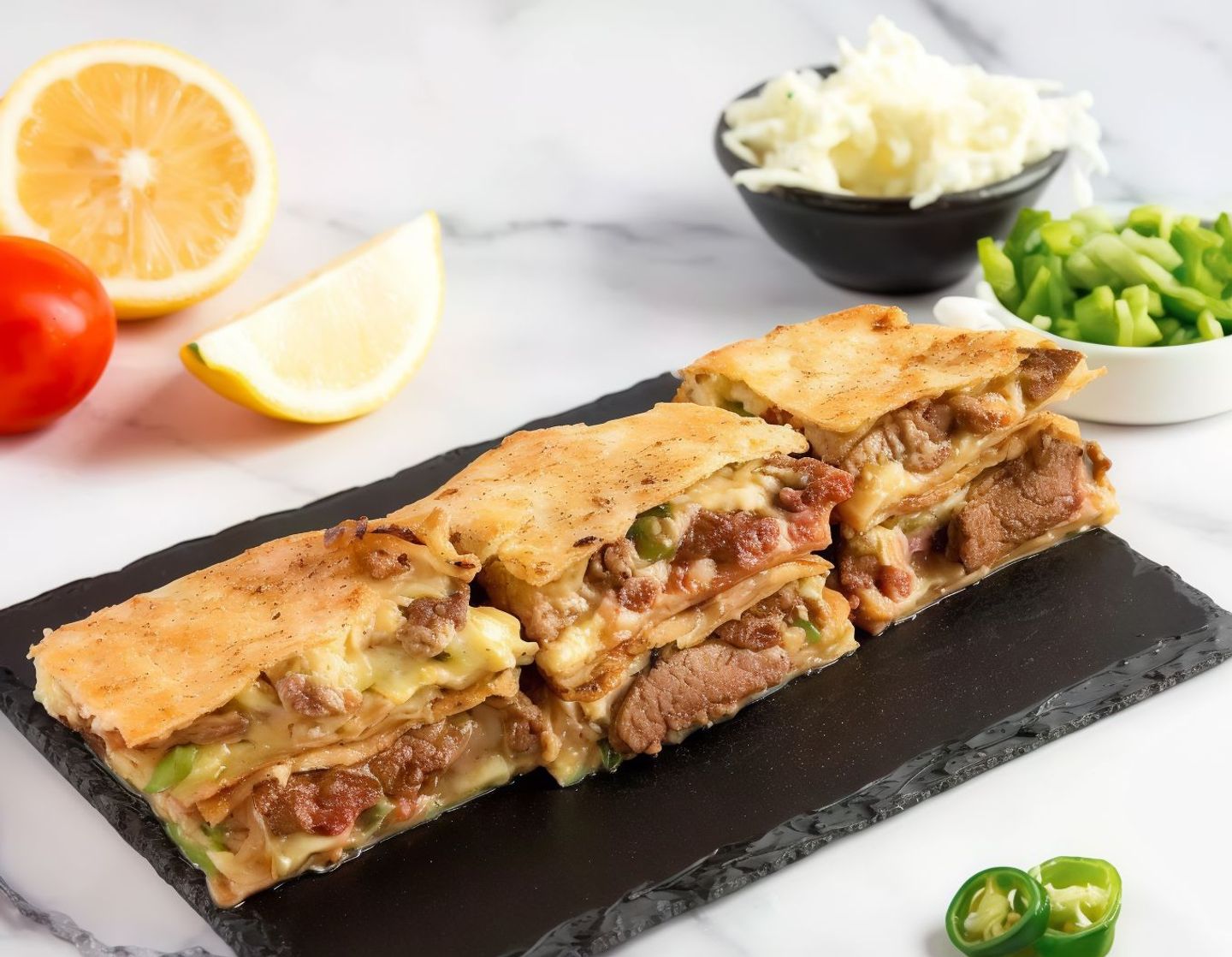 مطبق كبدة وجبنة سائلة