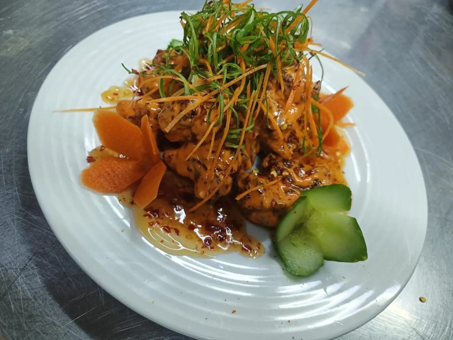 Crispy Fried Cocktail Chicken