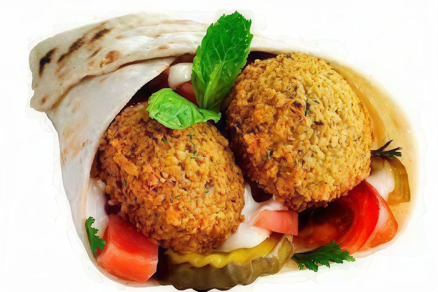 ساندوتش فلافل شامية