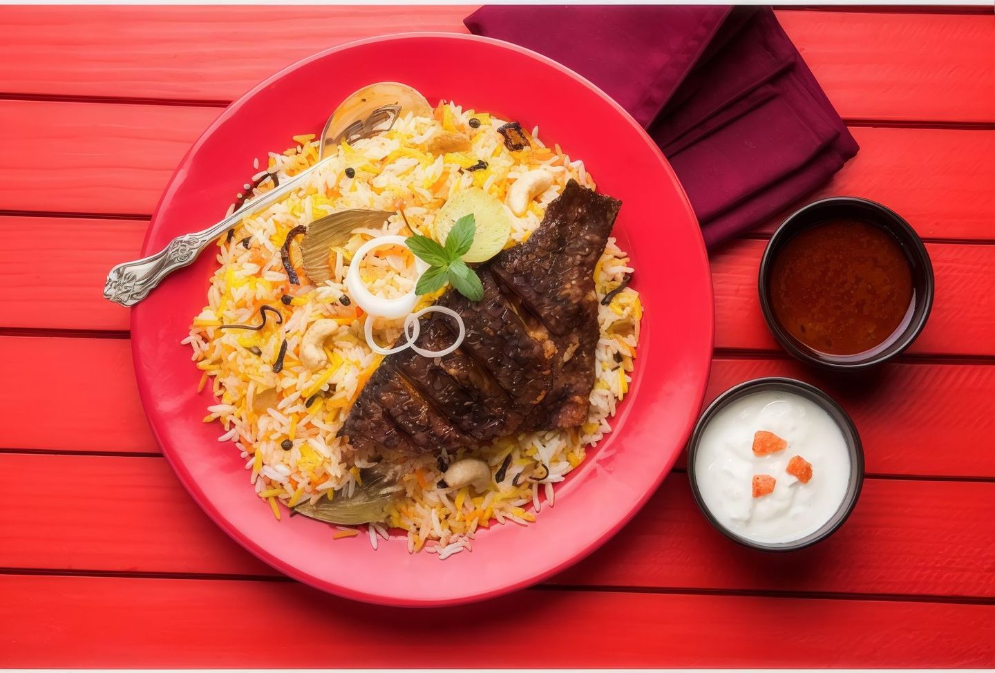 Fish With Fried Rice