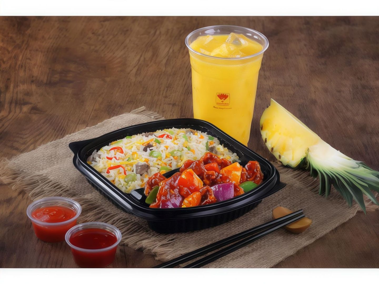 Sweet And Sour Meat Meal