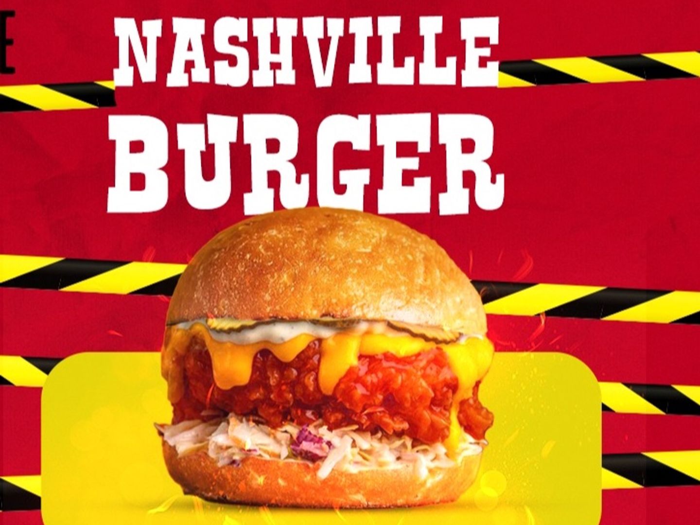 Chicken Nashville Burger - Meal