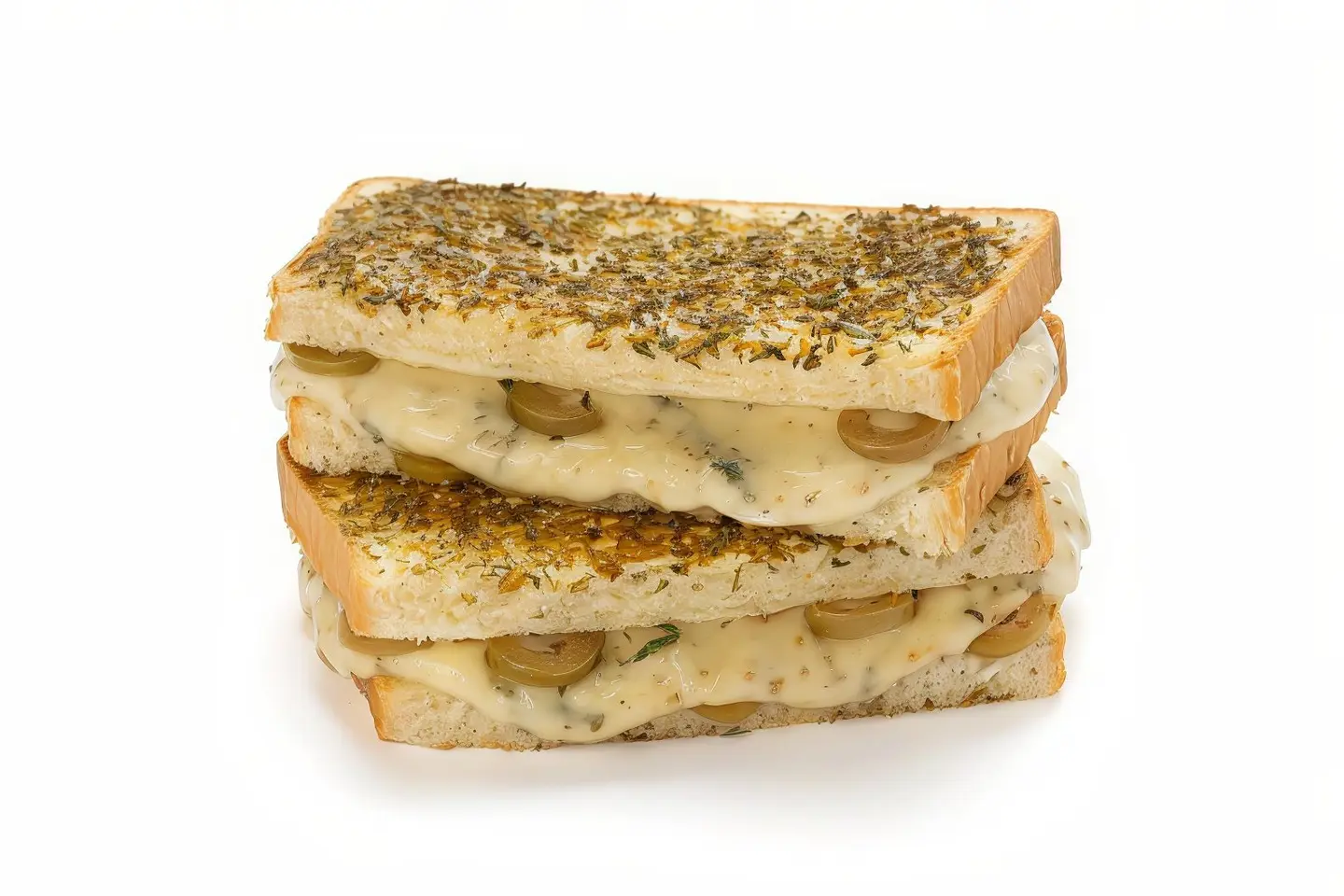 Cheese Toastie With Thyme And Olives