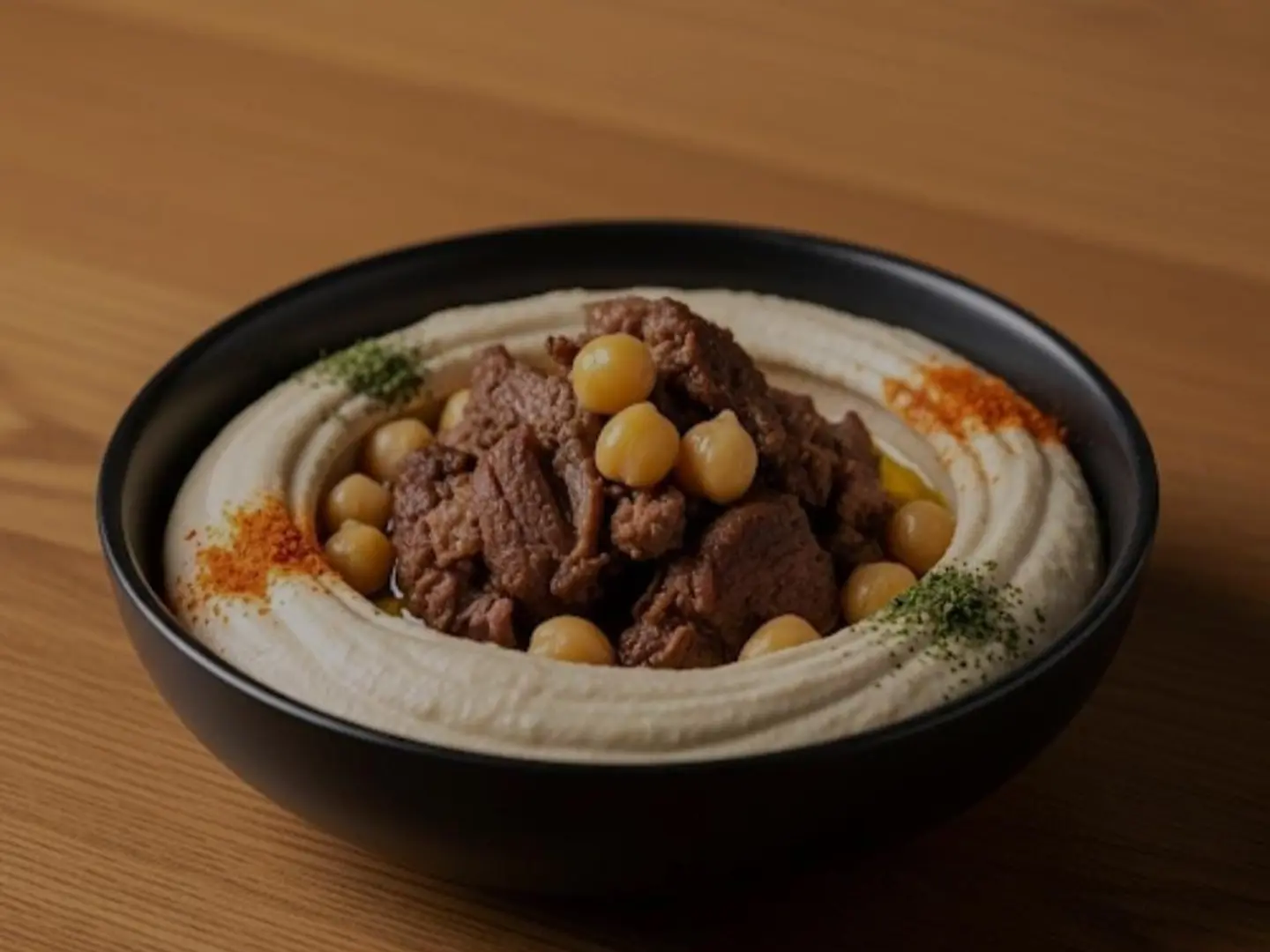 Hummus With Meat