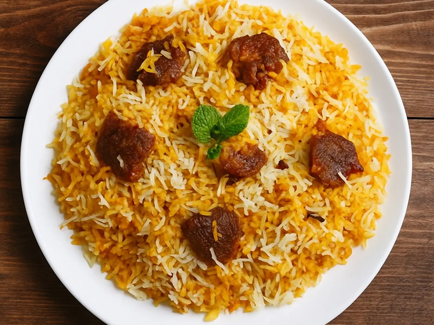 Meat Biryani,