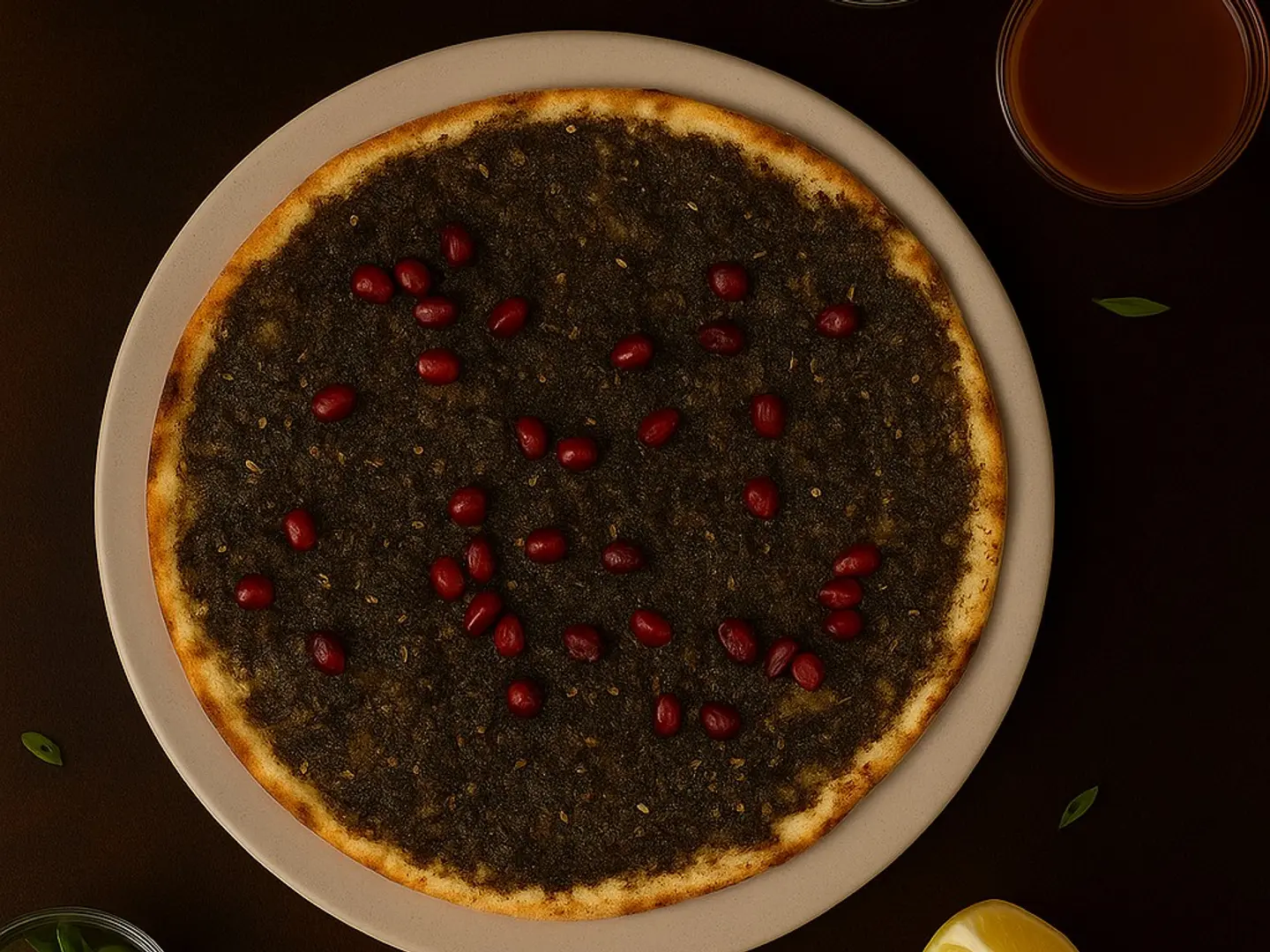 Meat Pie With Pomegranate Molasse