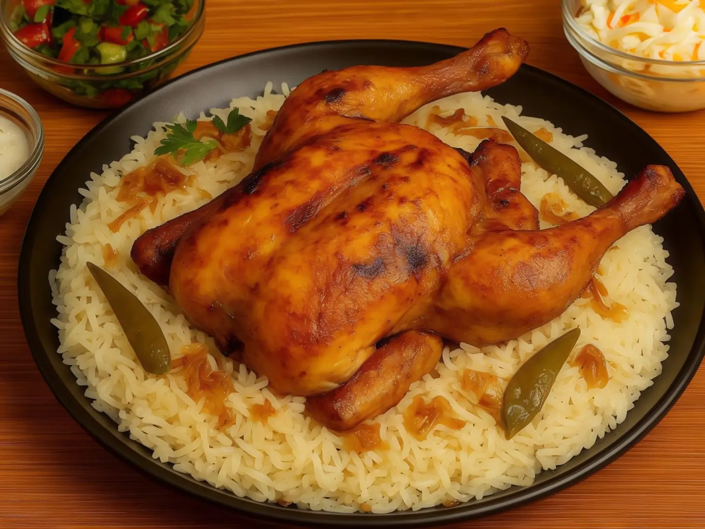 حبه دجاج مع الرز