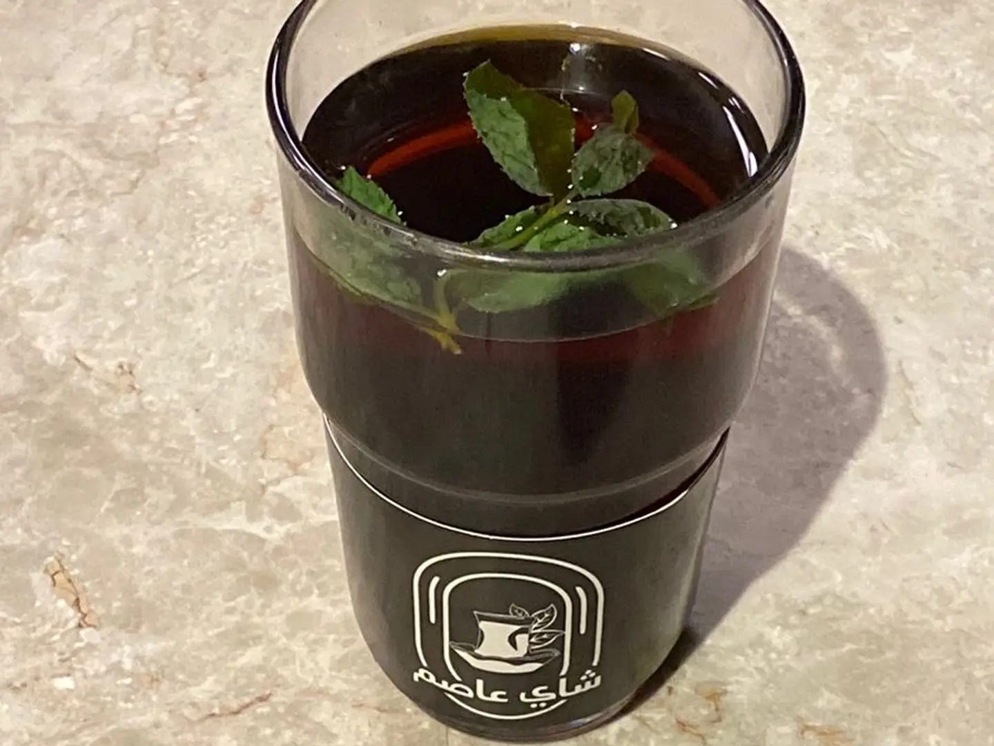 شاي نعناع كوب قزاز