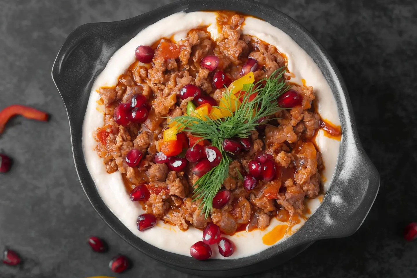 Meat With Hummus