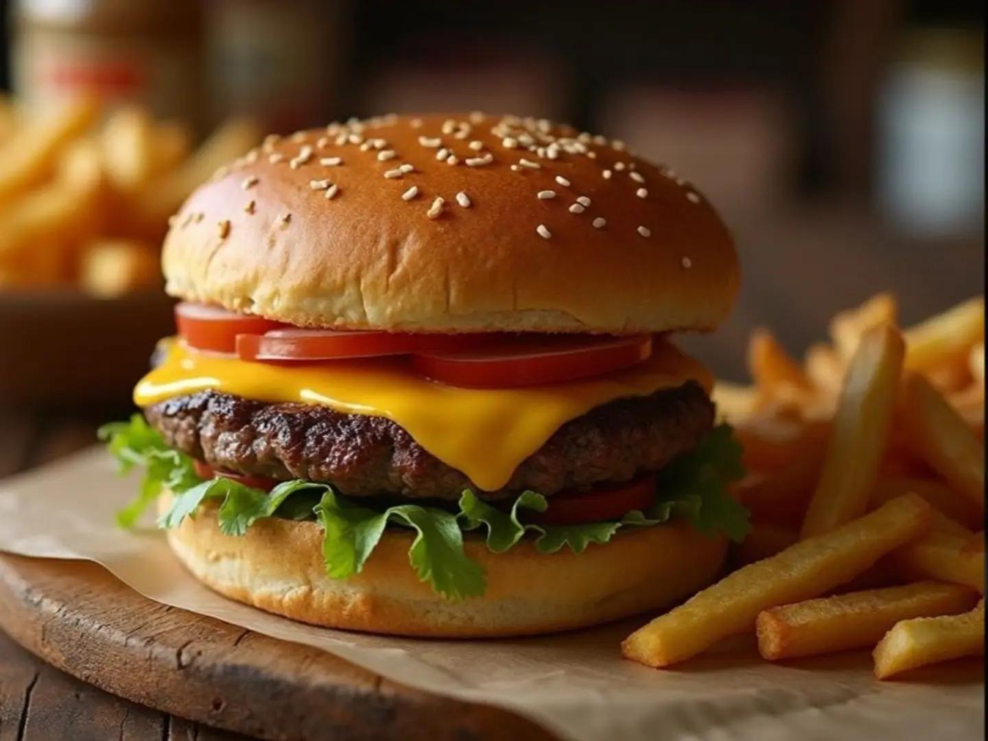 Beef Burger Meal