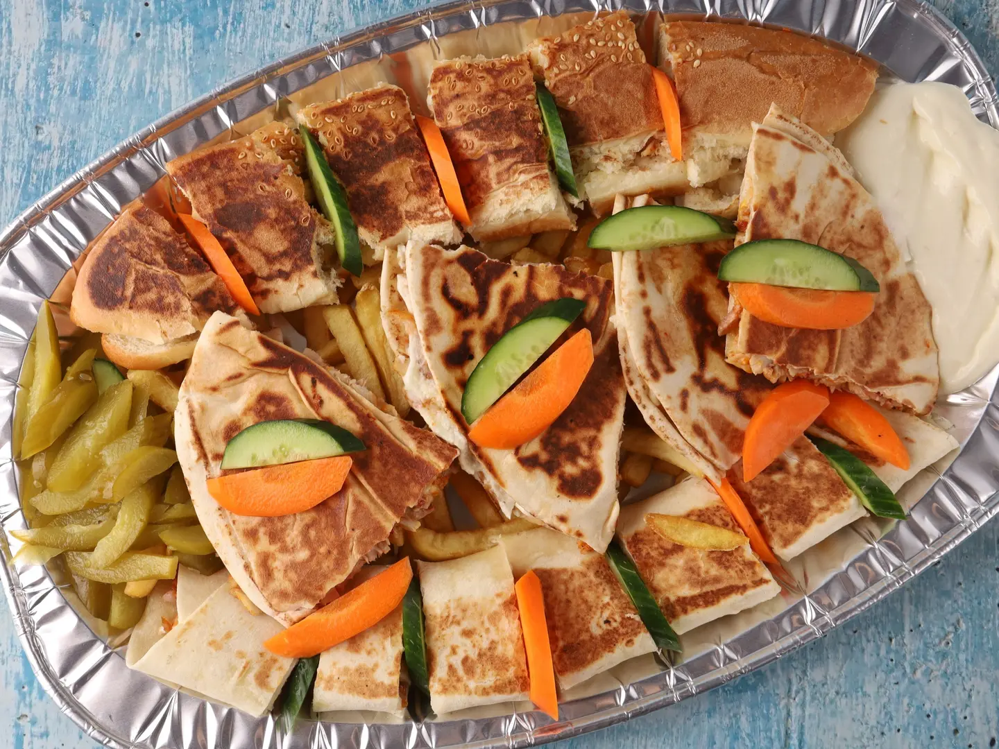 صحن شاورما بيتي لحم