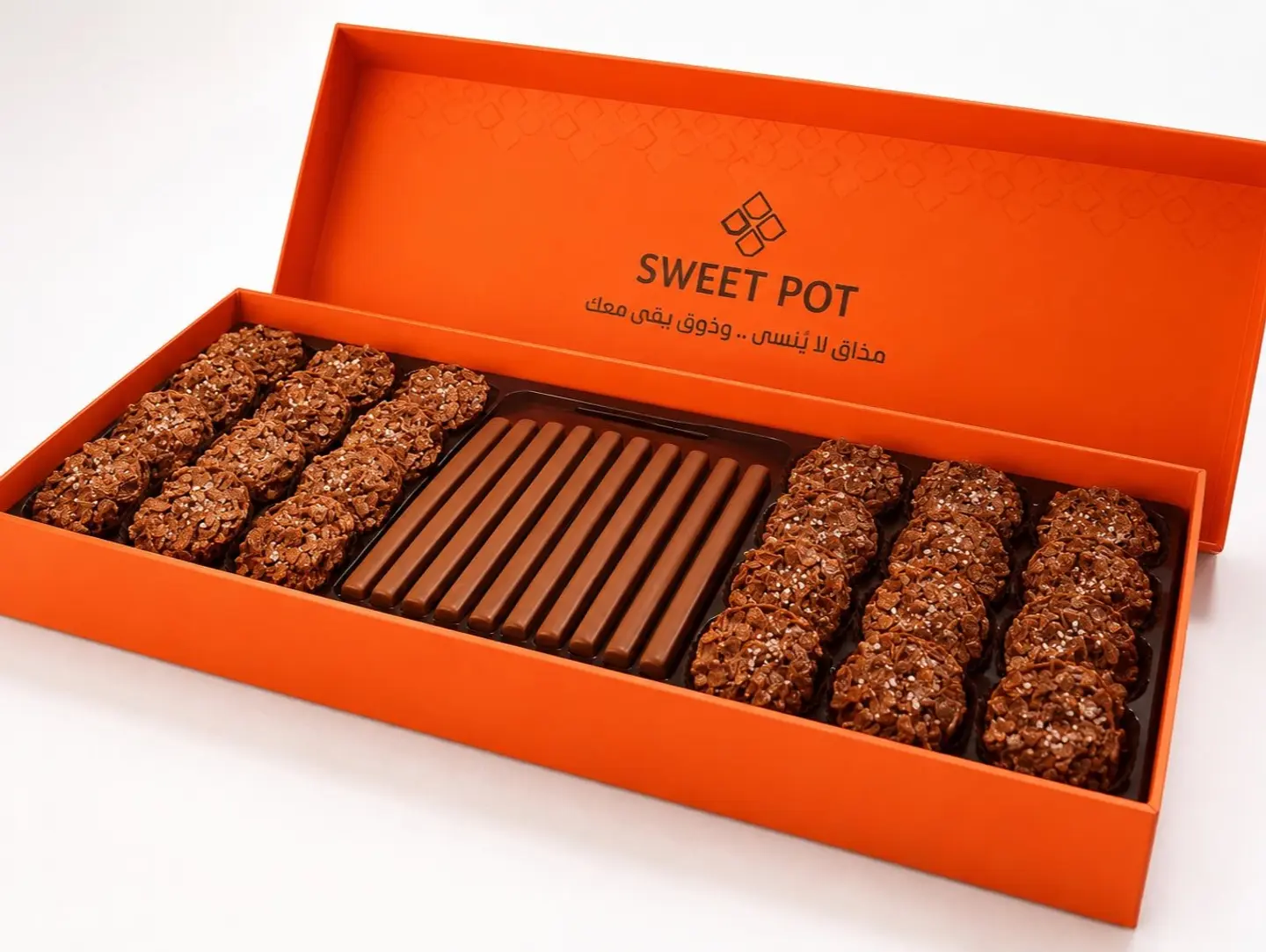 Crunchy Belgian Chocolate With Coconut Sticks Chocolate