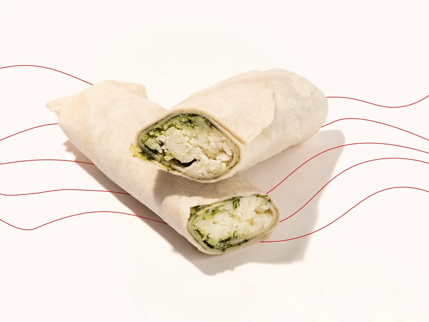 Pesto Halloumi Wrap
