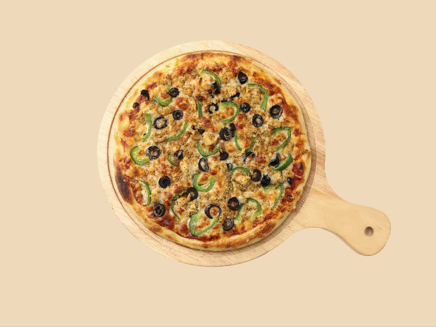 Chicken And Vegetable Pizza