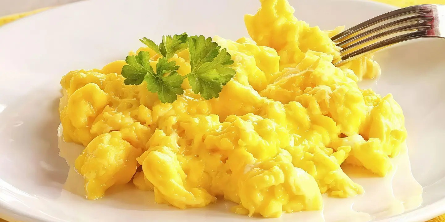 Eggs With Cheddar Cheese And Liquid
