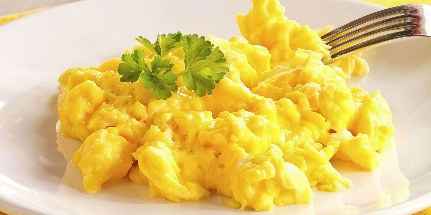 Eggs With Cheddar Cheese And Liquid