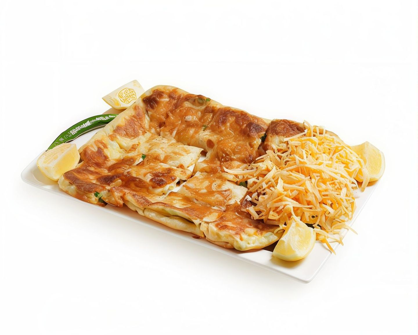 Cheddar Cheese Mutabbak With Meat