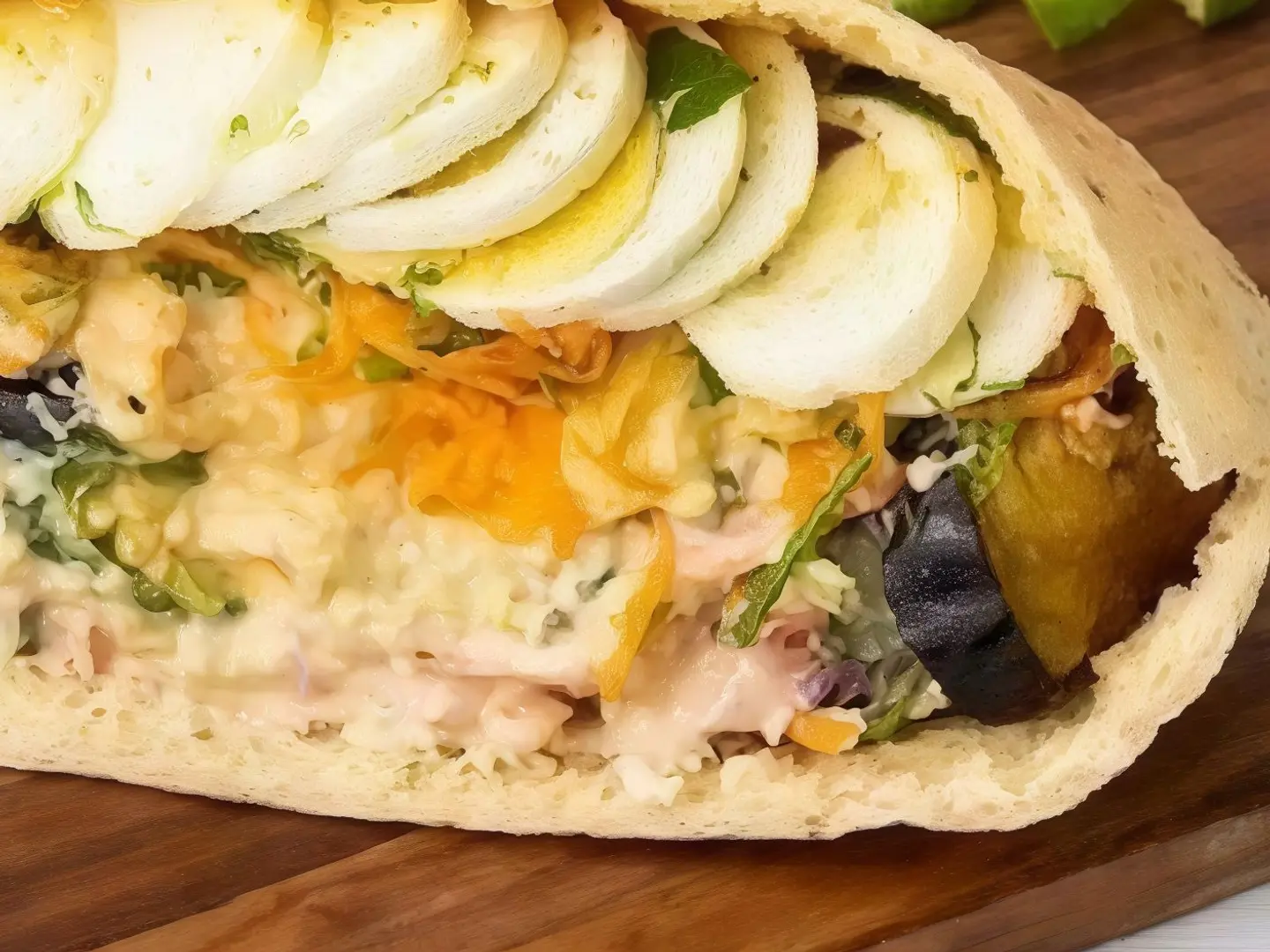 Mixed Sandwich Without Salad
