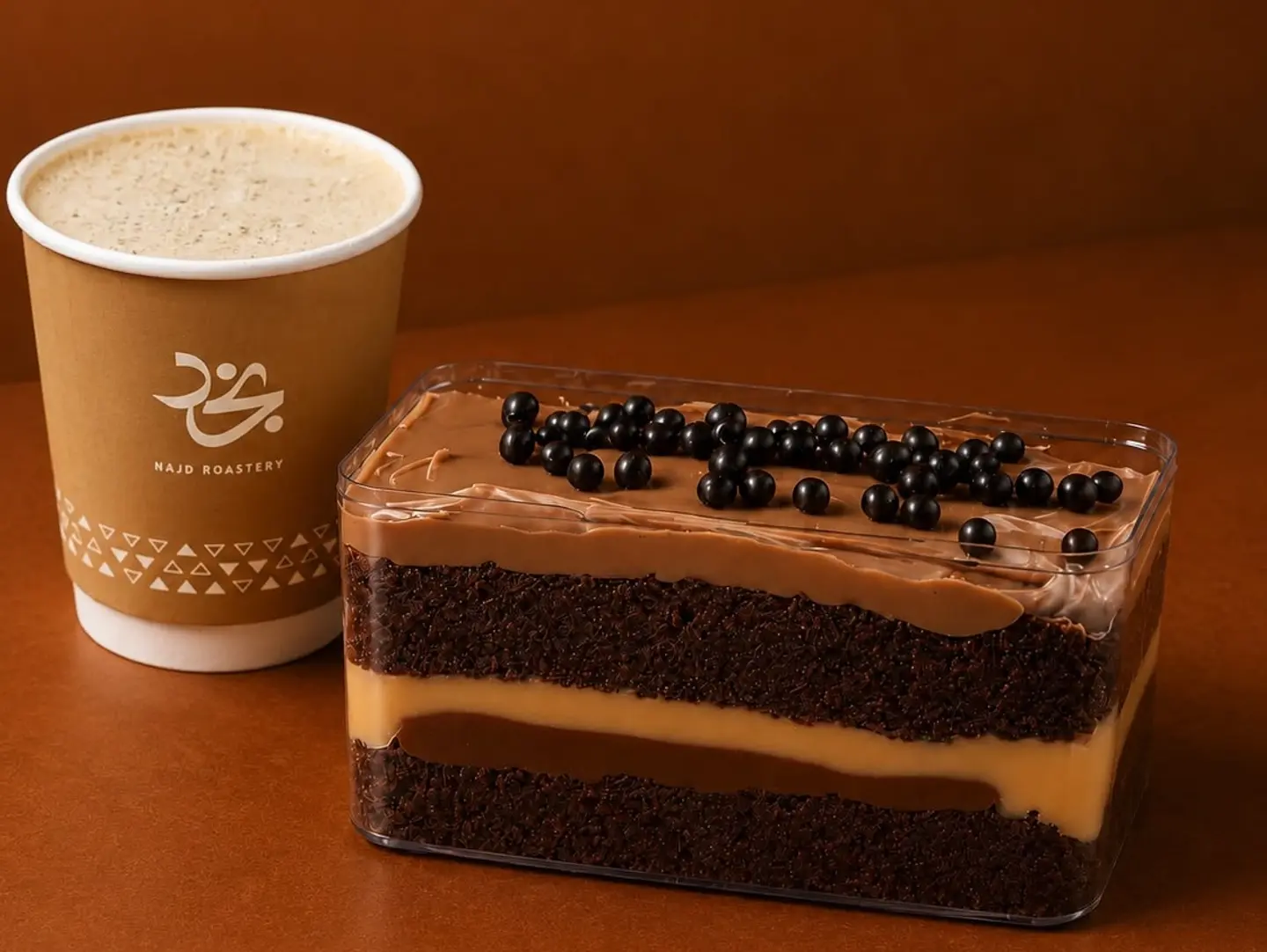 Today's Coffee With London Cake