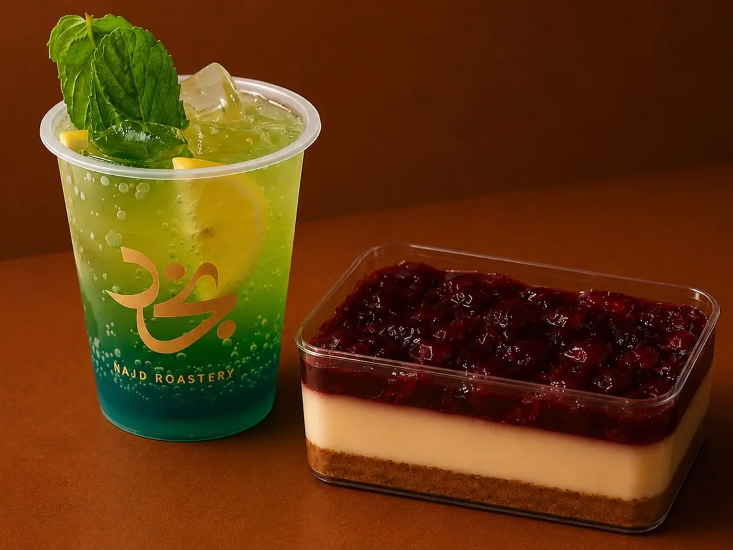 Mojito With Cheesecake