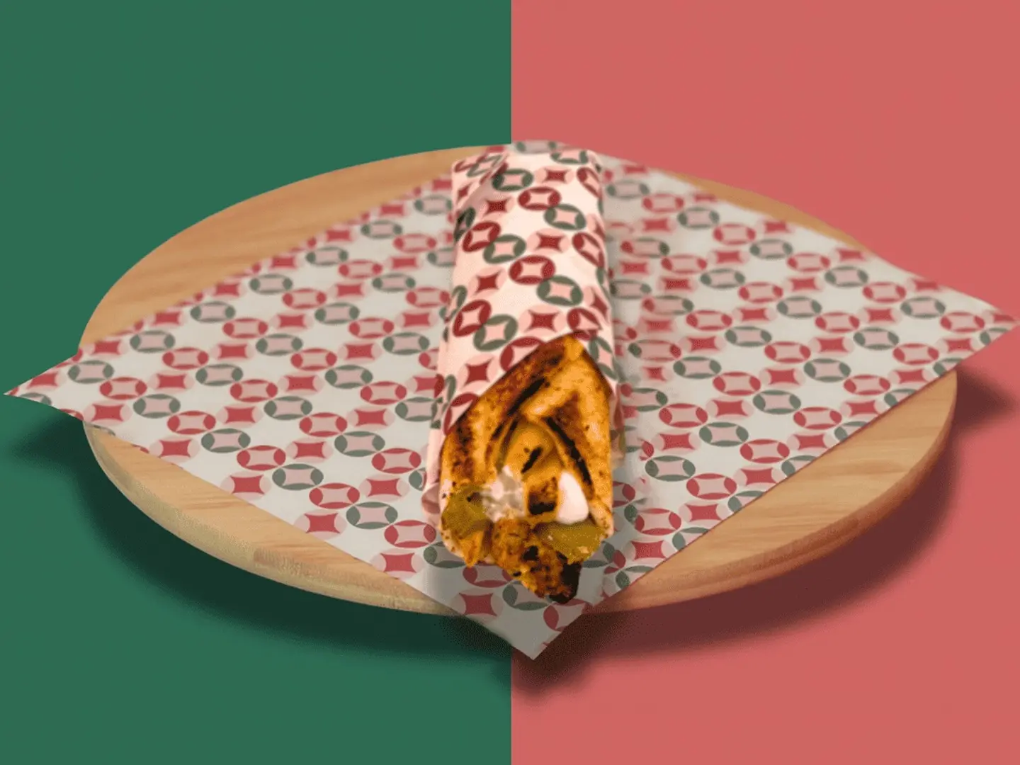 ساندوتش صغير كباب دجاج علي الفحم