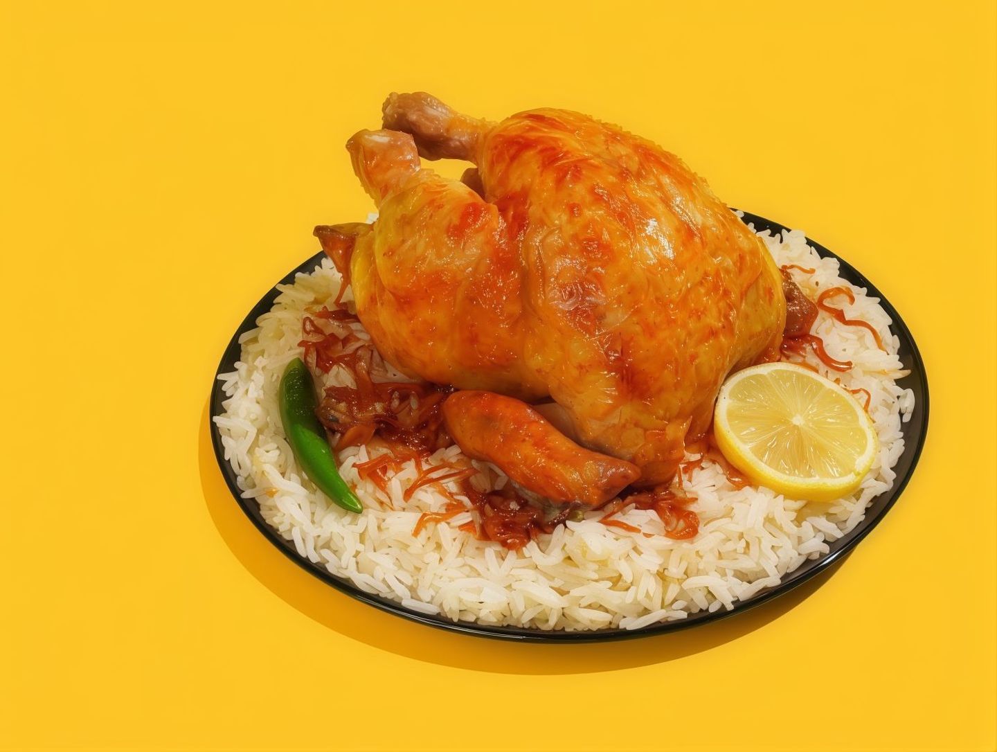 دجاج شوايه - رز برياني - ربع حبه