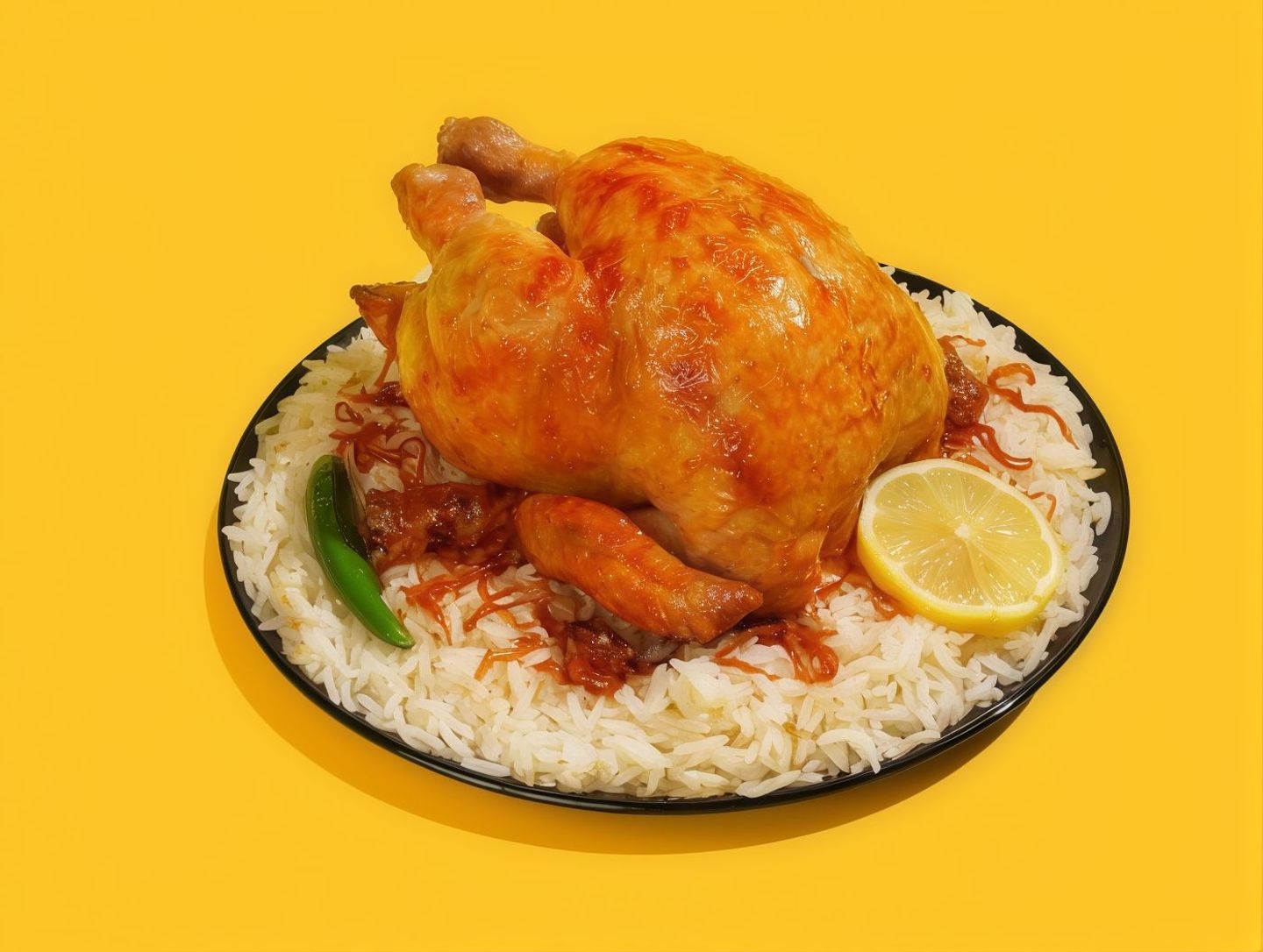 دجاج شوايه - رز برياني - نص حبة