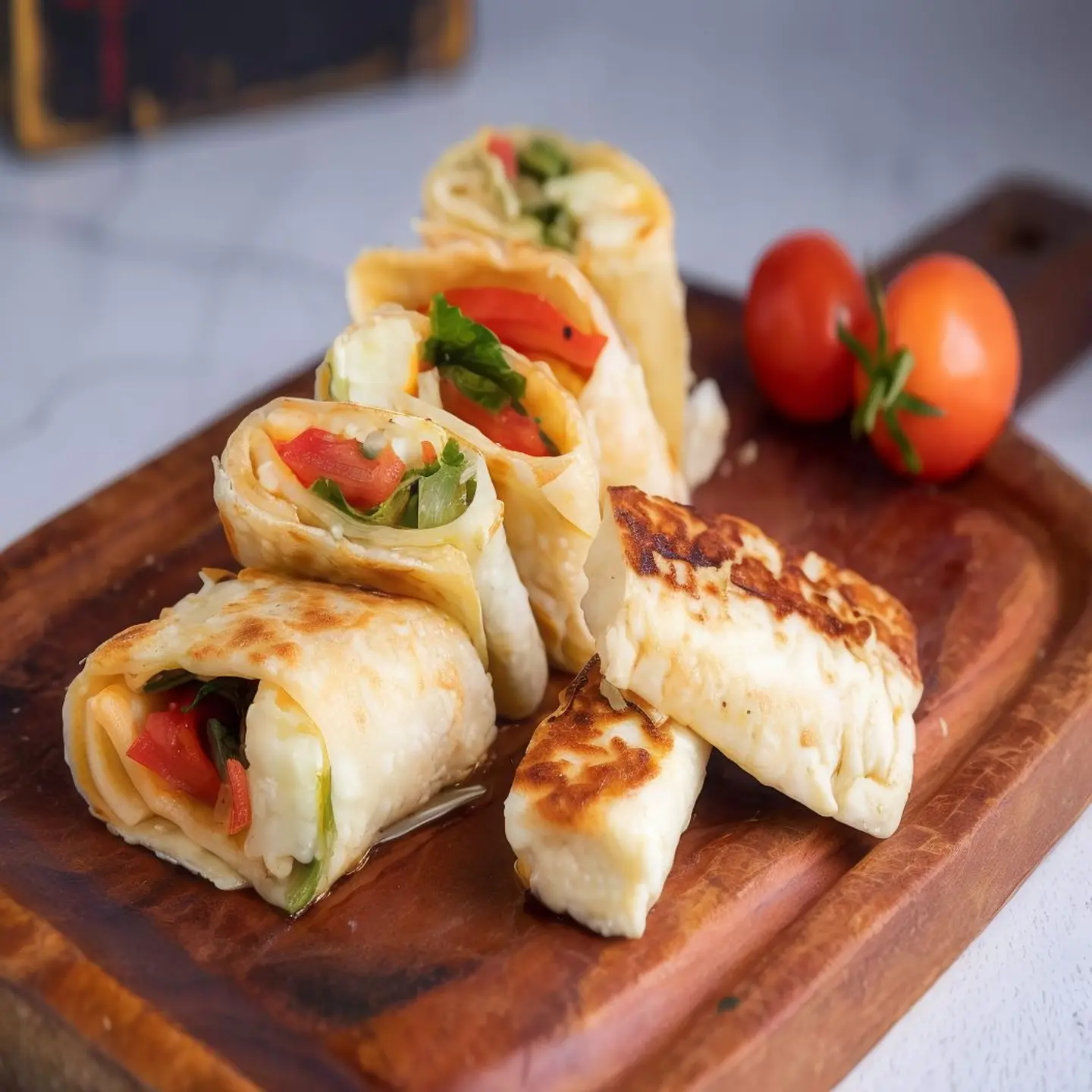 Halloumi Cheese Chapati