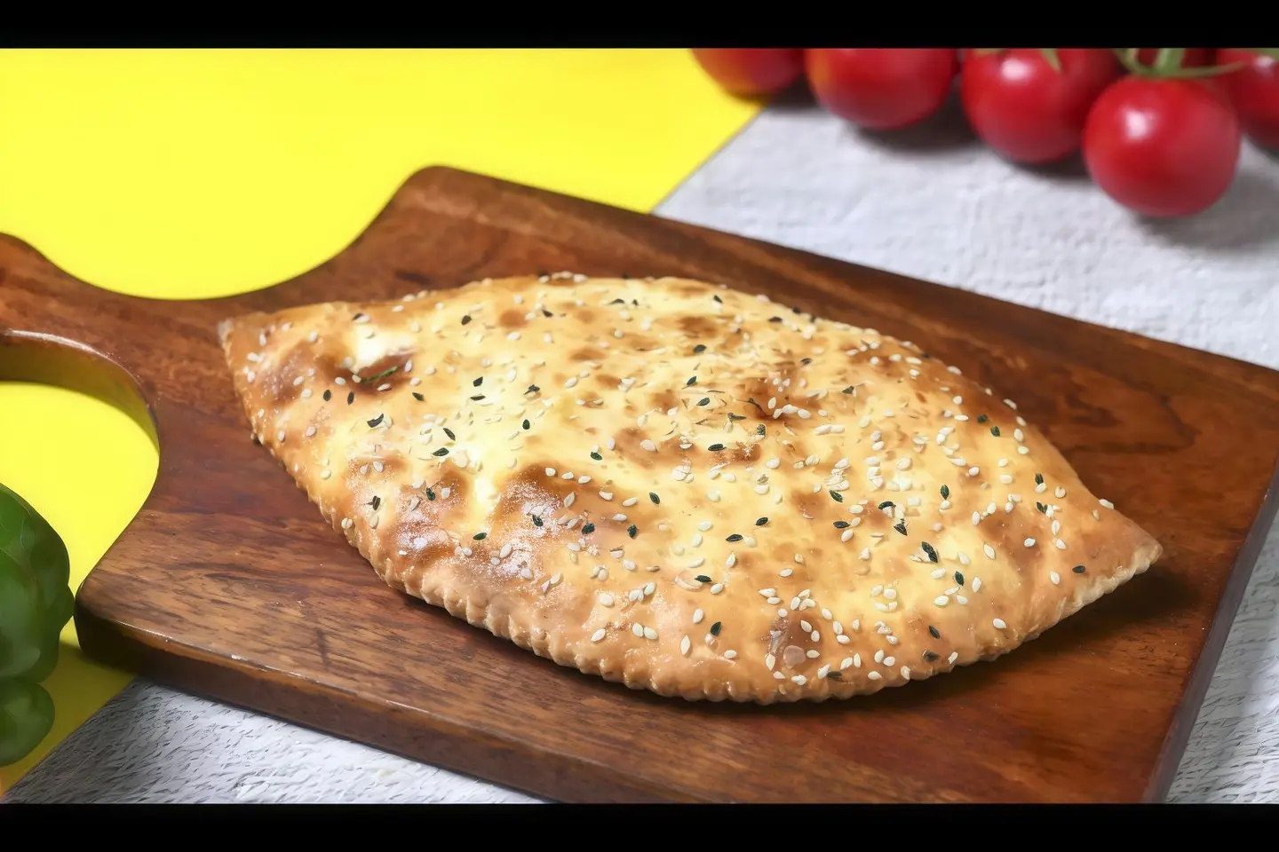 فطيرة لبنة بالزعتر