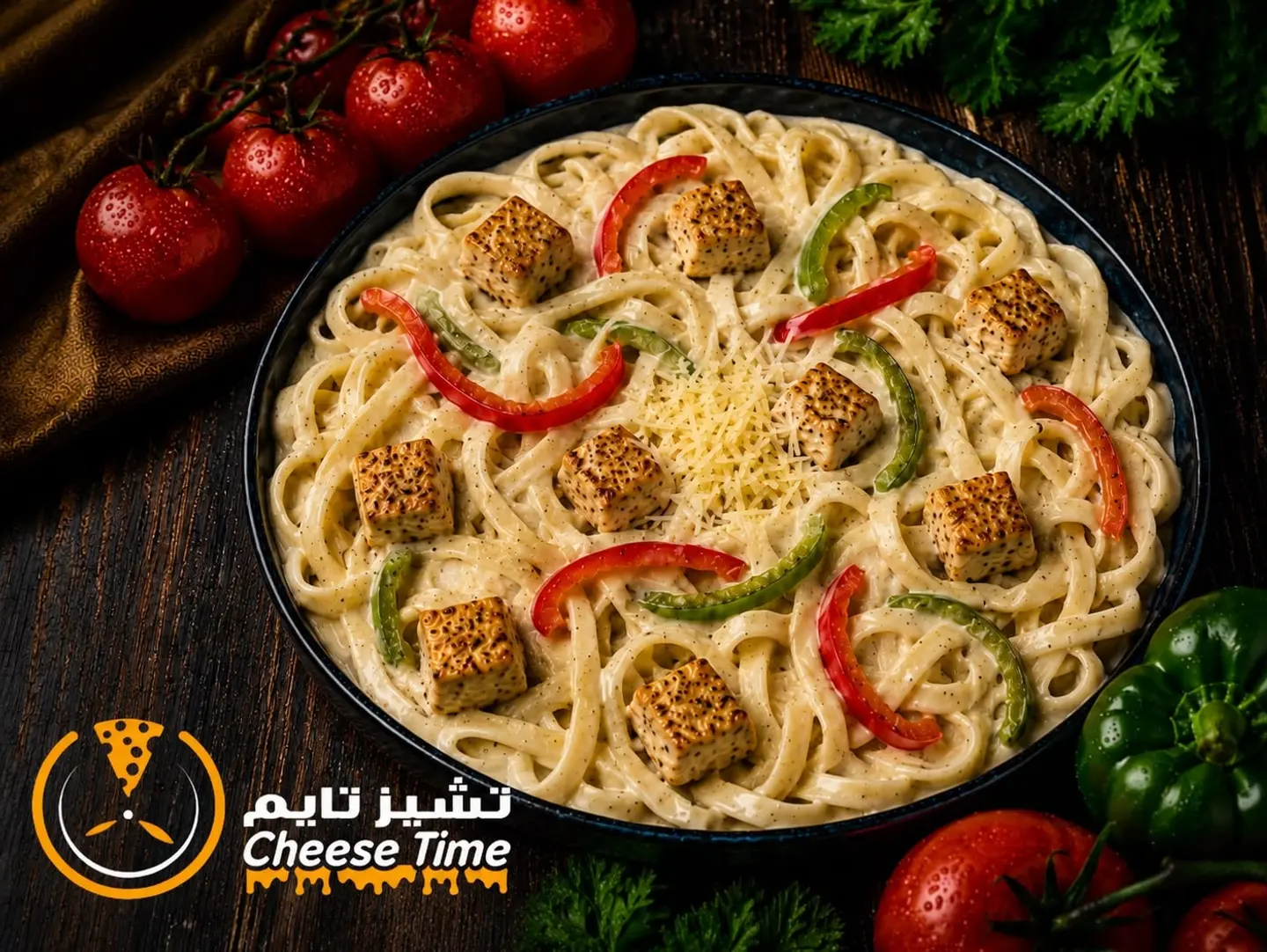 Chicken Pesto Fettuccine