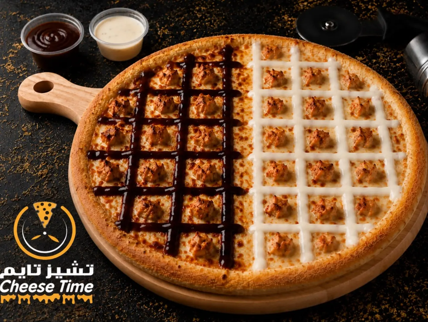 Chicken Ranch Pizza With Bbq