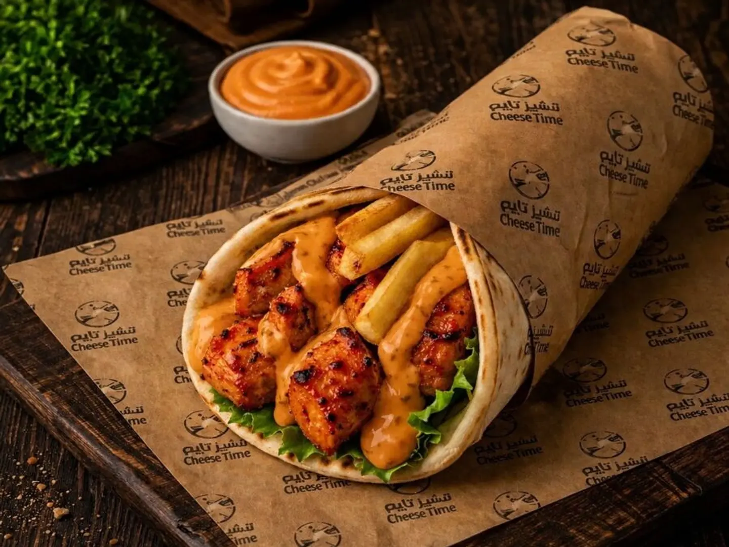 ساندوتش شيش تندوري