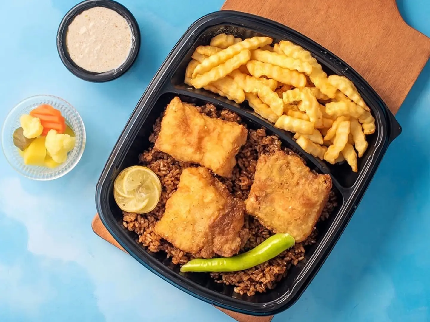 وجبه فليه هامور مقرمش